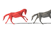 Low Poly Horses Pack, an Animal 3D Model by Tedi Permana (Thumbnail 17 of 28)