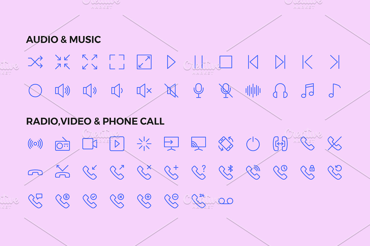 User Interface Line Icons, an Outline Icon by Abstracto-Create (Photo 5 of 9)
