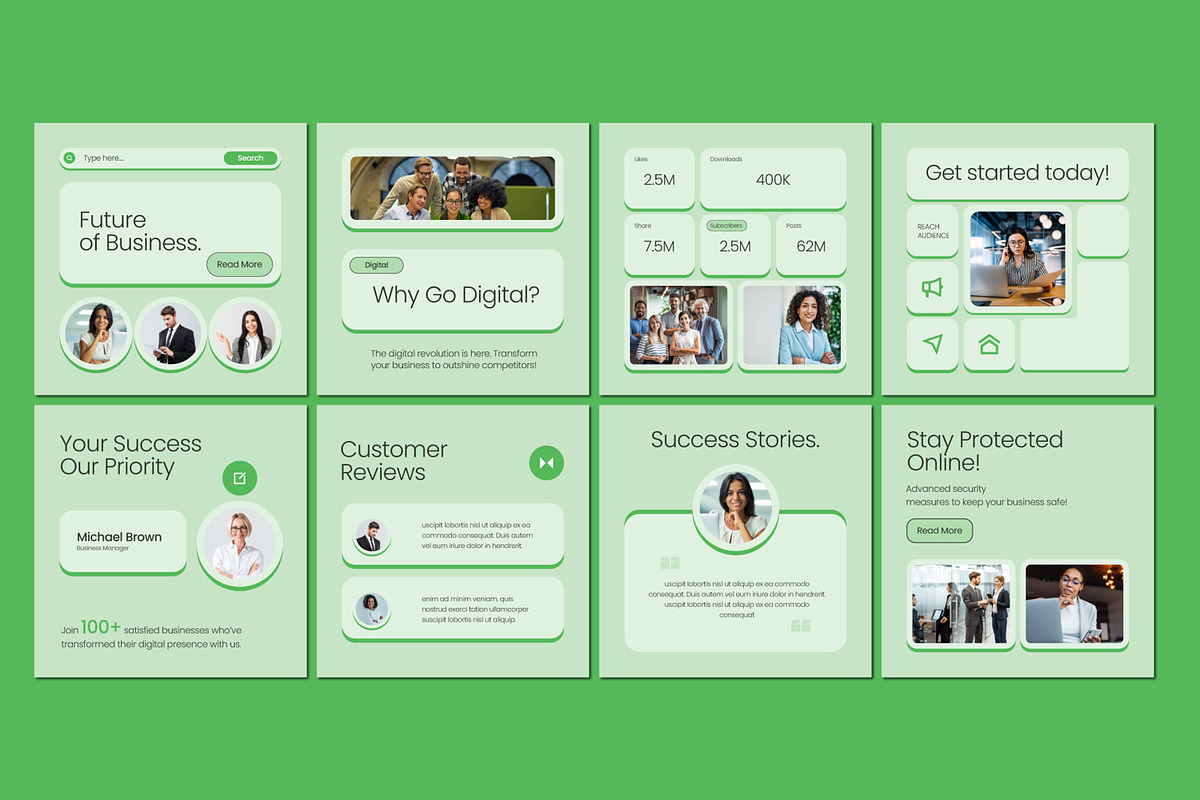 Business Social Media Post, a Social Media Template by CreativeShaper (Photo 2 of 3)