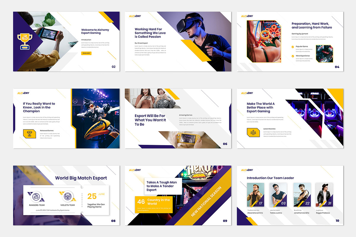 Alchemy PPTX presentation template