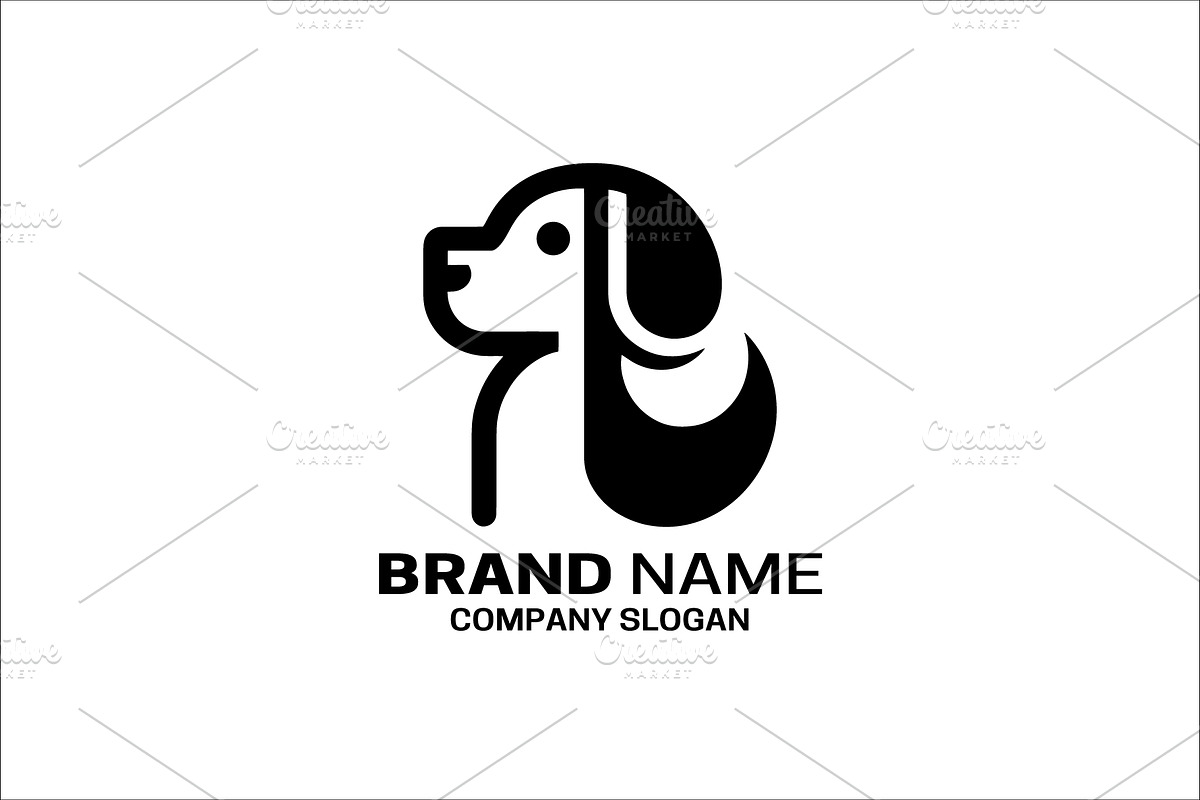 Creative dog logo, a Branding & Logo Template by Vectorium Studio (Photo 1 of 2)