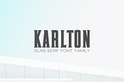 Karlton Slab Serif Font Family, a Slab Serif Font by Symufa (Thumbnail 1 of 7)