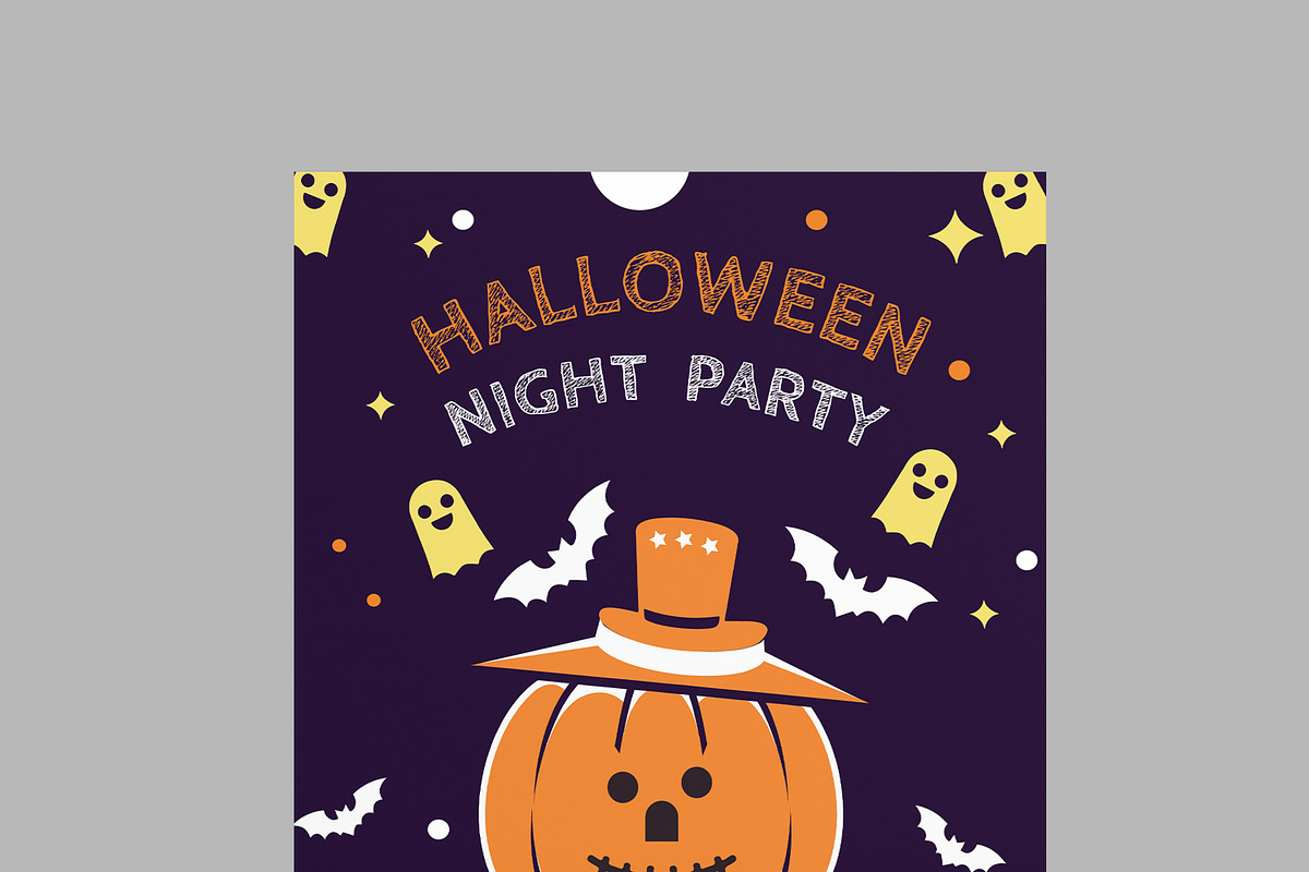 Halloween Night Party, a Flyer Template by MightyDesign (Photo 4 of 8)