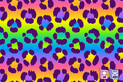 Rainbow Cheetah Pattern, a Pattern Graphic by MISS CHATZ (Thumbnail 1 of 3)