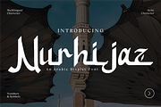 Nurhijaz - Arabic Display, a Script Font by Indotype Foundry (Thumbnail 1 of 10)