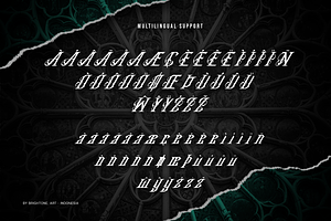 Klausers - Italic Blackletter