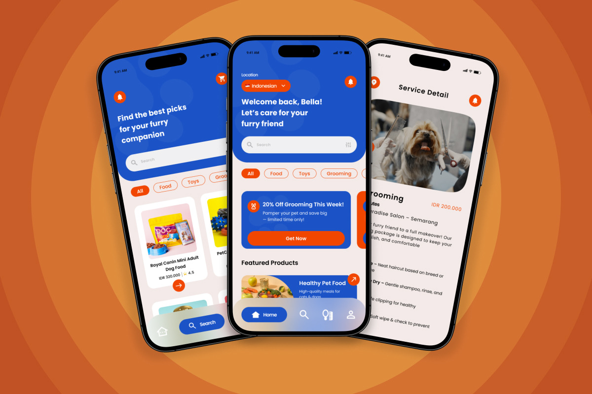 FurNest – Pet Shop App Design, an App Template by twinstd (Photo 3 of 5)