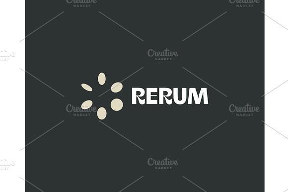 Flying coins vector logo. preview 2