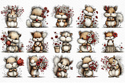 Whimsical Spring Squirrel Clipart, an Illustration by Craft Nest (Thumbnail 6 of 11)