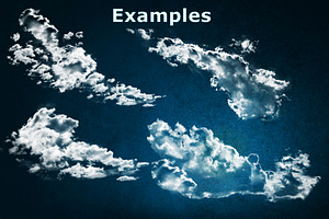 100 Cloud Brushes Extras