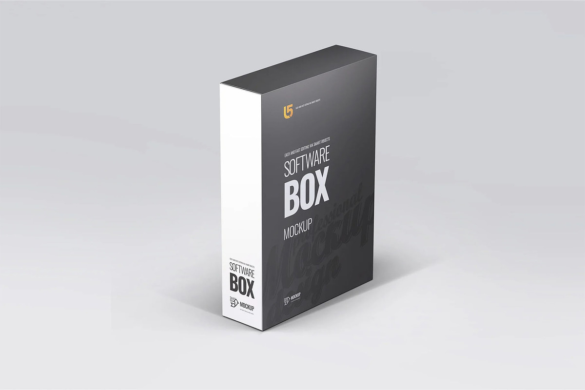 Software Box Mock-up, an Advertising Mockup by Se٧enStudio (Photo 2 of 10)