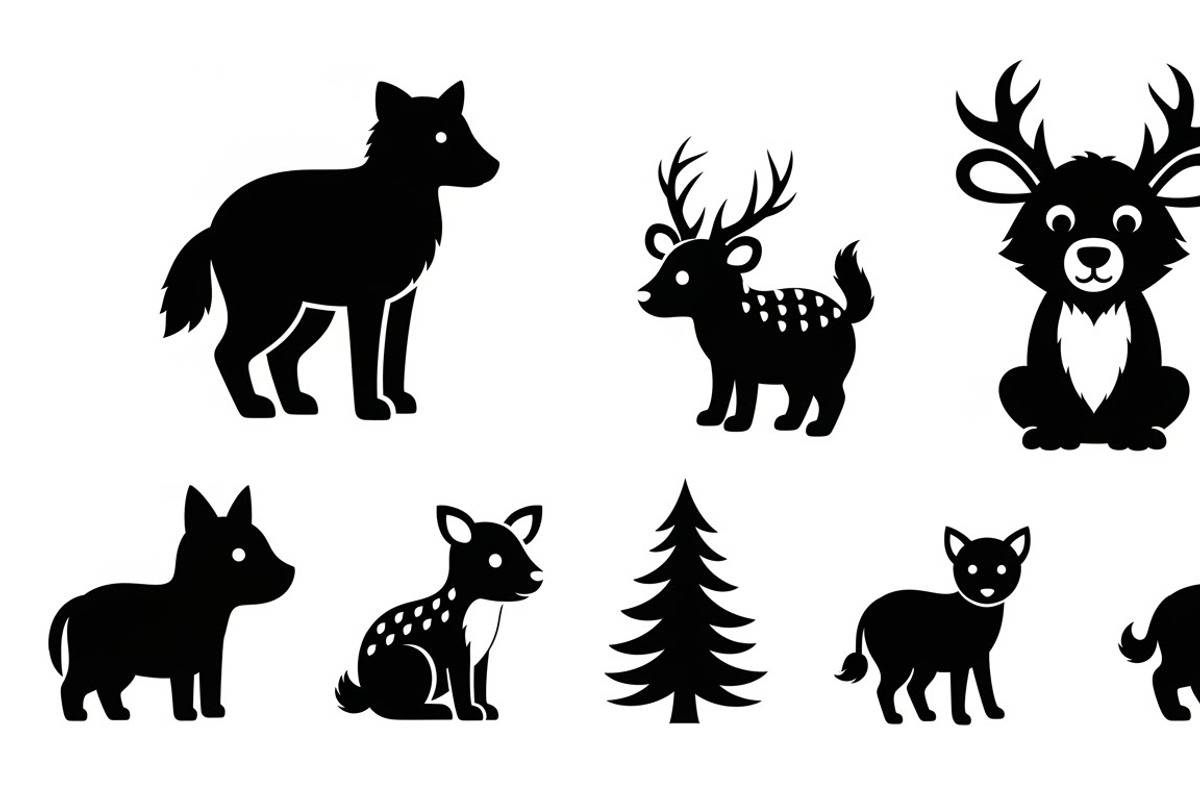 versatile nature-themed silhouettes, an Illustration by Amazin_art (Photo 16 of 31)