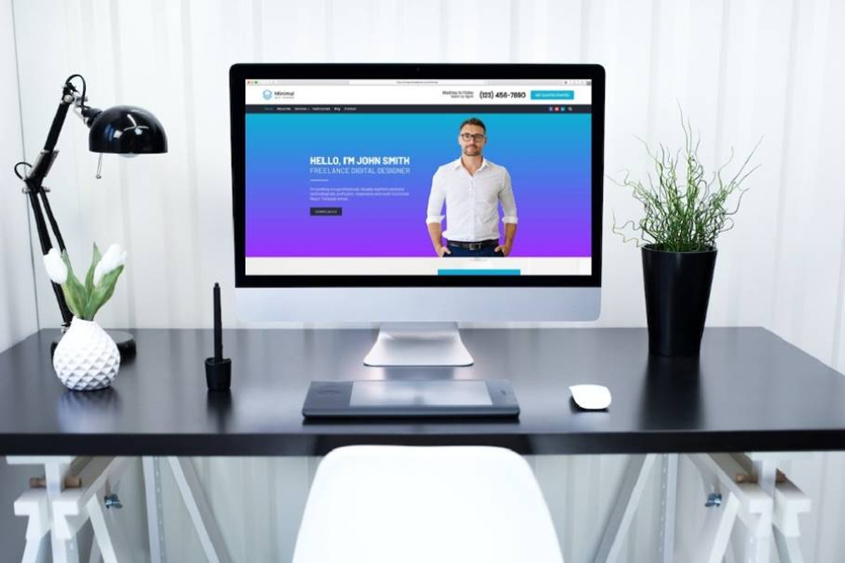 Portfolio WordPress Theme - Minimal preview 3