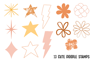 Doodle Procreate Stamp Brushes