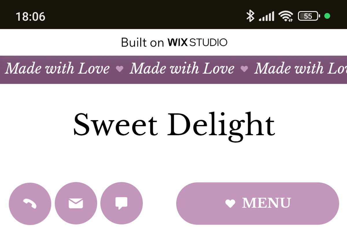 Cake - Wix Studio Website Template preview 4