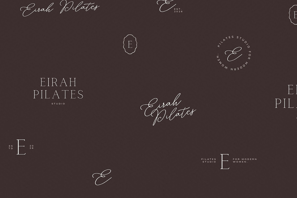 Pilates Logo & Brand Kit, a Branding & Logo Template by Ederra Design (Photo 4 of 17)