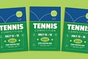 Modern Tennis Tournament Flyer, a Flyer Template by Gumico Studio. (Thumbnail 3 of 3)