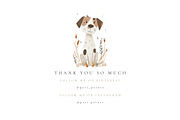 Farm Animals Watercolor Clipart Set, an Animal Illustration by Pati Paints (Thumbnail 5 of 5)