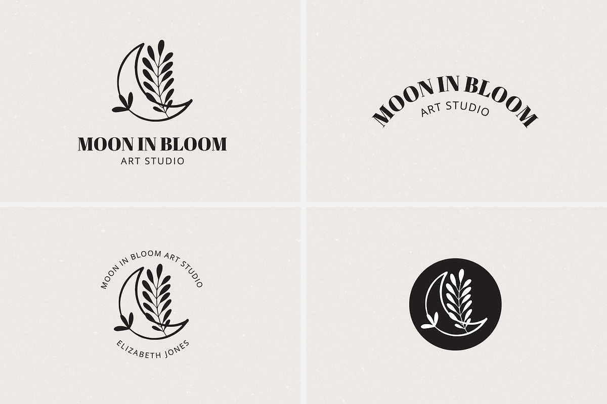 24 Celestial Logo Templates Pack, a Branding & Logo Template by amber&ink (Photo 12 of 14)
