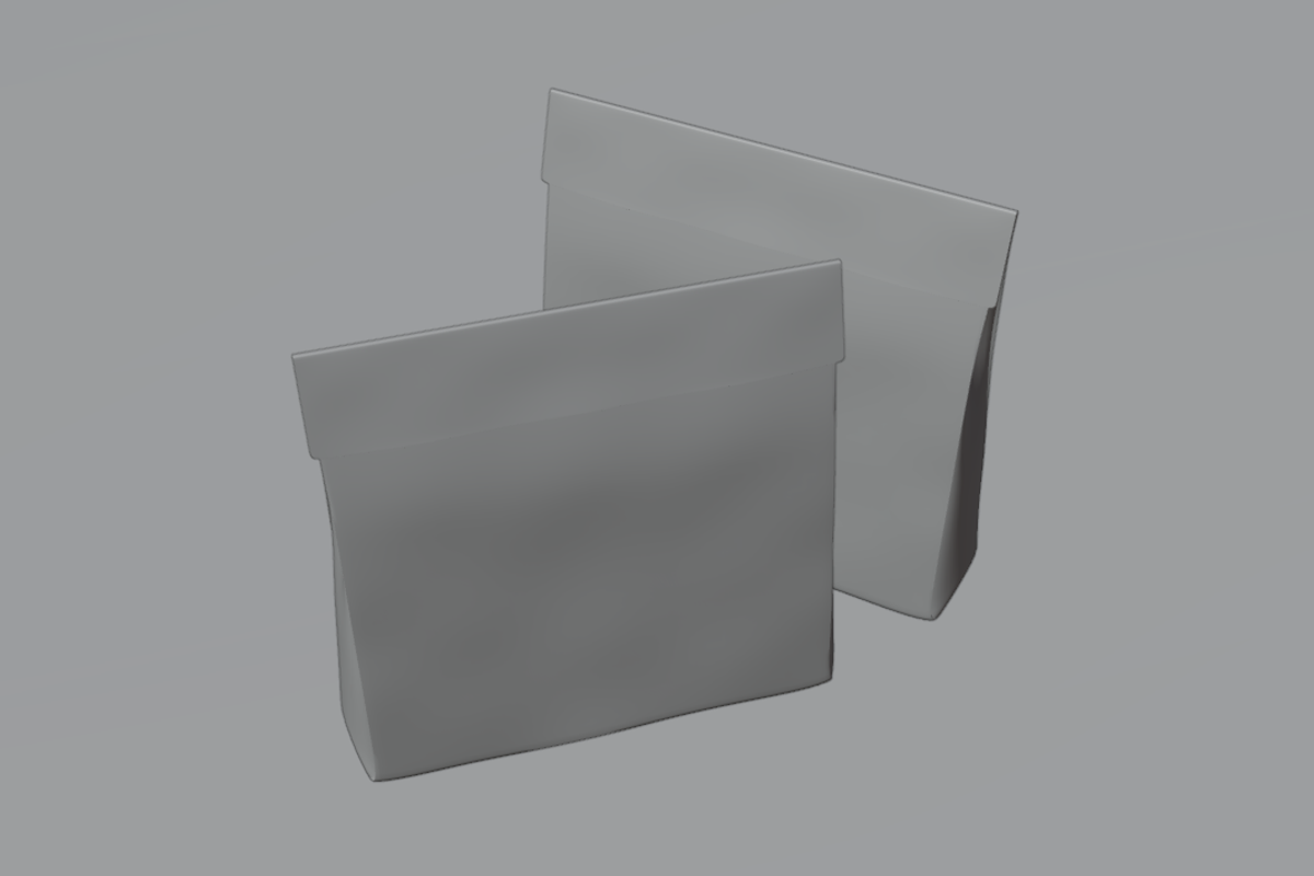 Standing Pouch Mockup 3D Model, an Object 3D Model by Dudukbersama (Photo 2 of 2)
