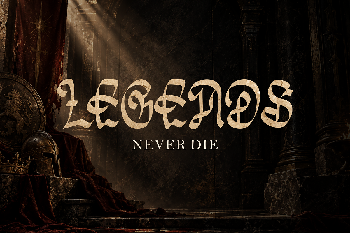 KORVEA — Experimental Gothic, a Blackletter Font by idealistudio (Photo 3 of 5)