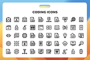 Coding Icons, a Duotone Icon by Wencory (Thumbnail 1 of 3)