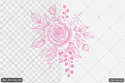 Rose Hand Drawn illustrations Set, an Illustration by Actual Pixel (Thumbnail 6 of 6)