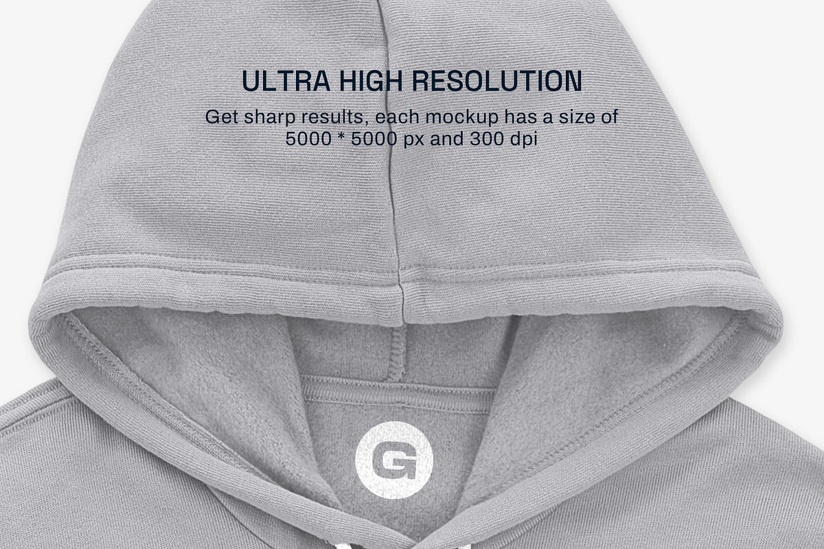 Bella Canvas 3719 Hoodie Mockups, a Hoody Mockup by GraphicHero (Photo 8 of 9)