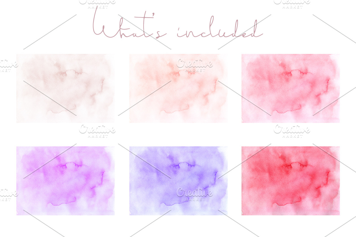 Blush Watercolor Texture & 18 Colors, a Texture Graphic by ARg Design (Photo 3 of 24)