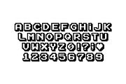 Pixel art, vector letters set., a Templates & Theme by Nomber_86 (Thumbnail 3 of 5)