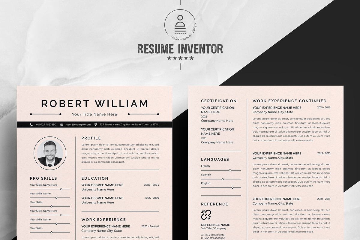 Graphic Designer Resume Portfolio preview 2