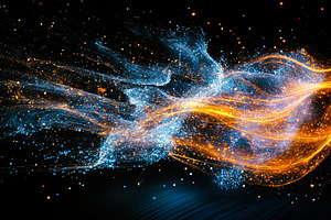 Abstract Energy Flow, an Abstract Photo by Ales Munt
