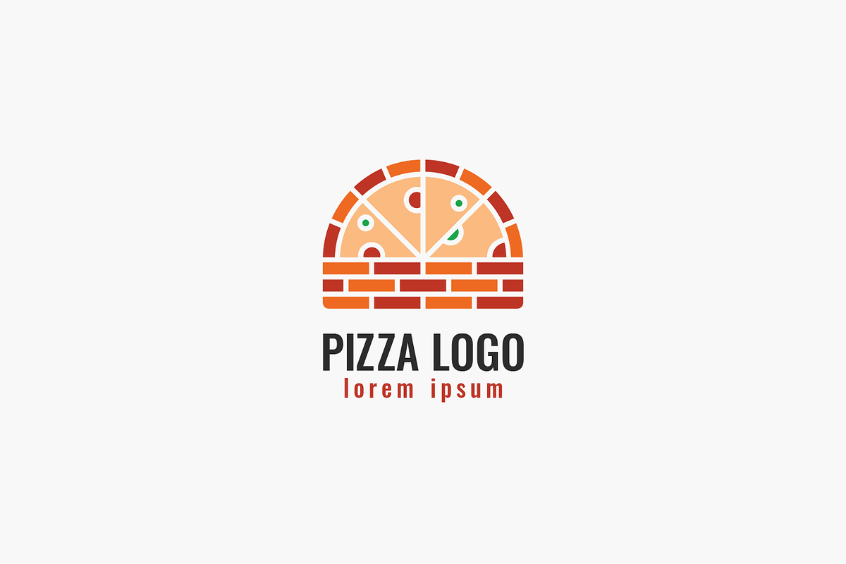 Pizza Firewall Food Restaurant Logo, a Branding & Logo Template by P.F. Creative Lab (Photo 1 of 3)