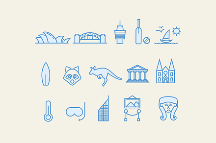 15 Sydney Icons, an Icon by Creative VIP