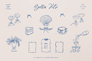 Wedding doodle svg Trendy bow, frame, a Decorative Illustration by Summer Nightingale Art (Thumbnail 1 of 17)
