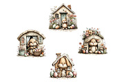 Easter Bunny House Clipart, an Illustration by Dream Creation (Thumbnail 6 of 6)