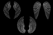 Angel wings stamps for Procreate, a Brush Add-On by Veronika Gotovceva (Thumbnail 3 of 5)