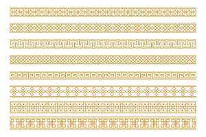 Set of decorative borders, a Decorative Illustration by Saba Vector