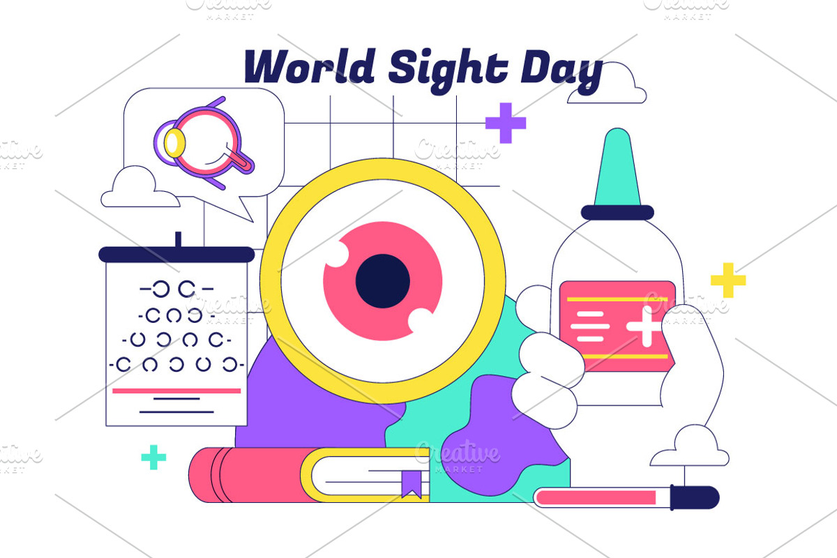 10 World Sight Day Illustration, a Healthcare Illustration by denayunebgt (Photo 4 of 4)