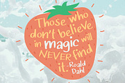 Strawberry Milkshake Font, a Sans Serif Font by Quirky Queen Media (Thumbnail 3 of 6)