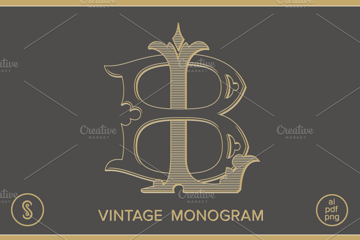 BL Monogram LB Monogram, a Branding & Logo Template by Shuler Studio (Photo 1 of 6)