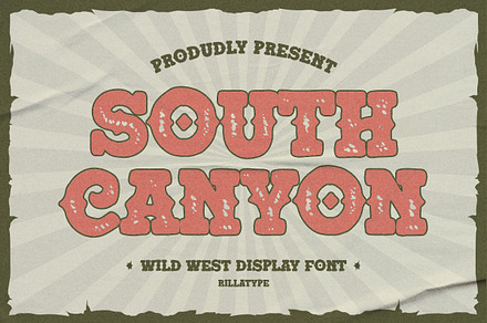 South Canyon, a Slab Serif Font by Rillatype
