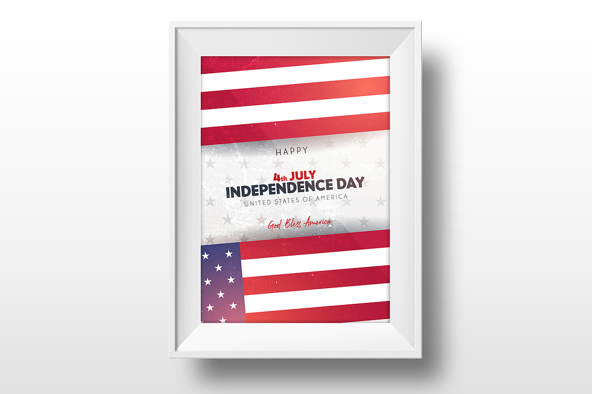 4th July Posters. Independence Day, a Flyer Template by Leo Edition (Photo 2 of 6)