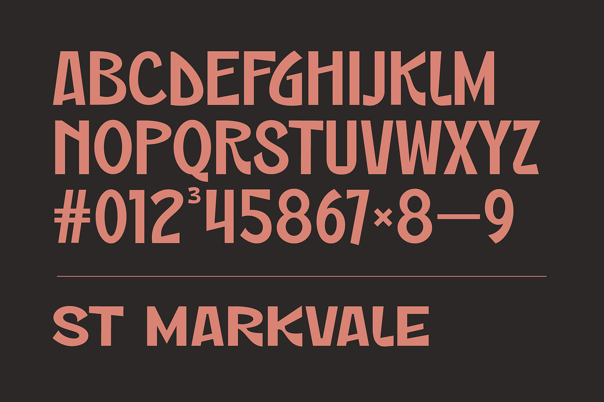 ST Markvale – Bold Display Family, a Sans Serif Font by Type it Easy (Photo 3 of 15)