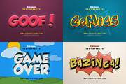Cartoon Text Effects, a Brushes & More by Graphicdome (Thumbnail 2 of 5)