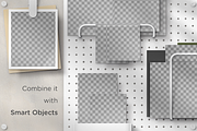 Pegboard - Moodboard Scene Generator, a Cups & Container Mockup by Telllu & Friends (Thumbnail 3 of 4)