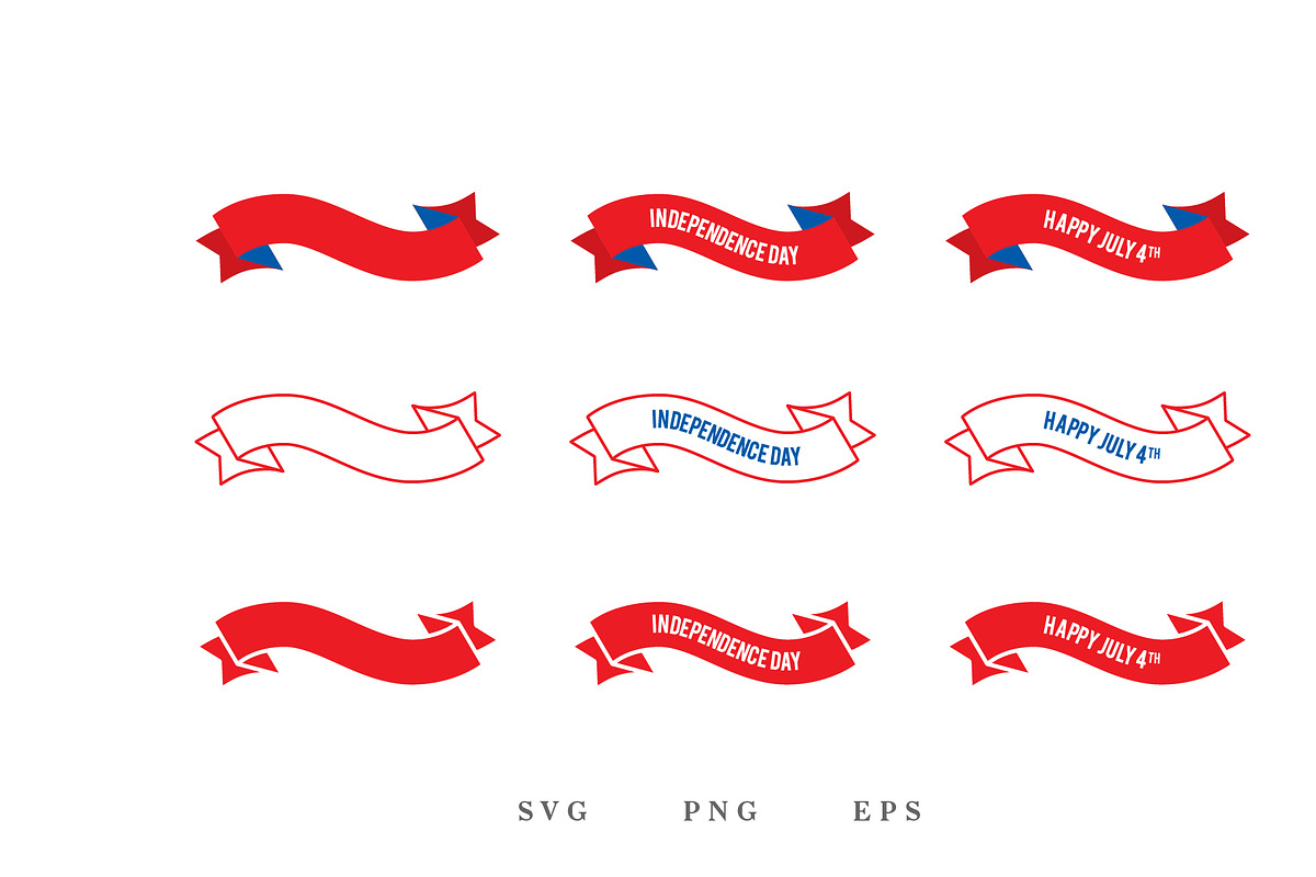 July 4th Graphics Set, an Illustration by Kessens (Photo 3 of 8)