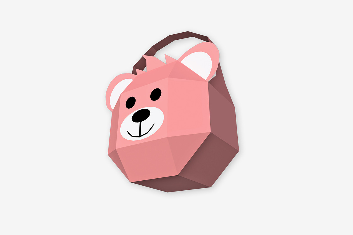 Teddy Bear favor - 3d papercraft, a Print Template by PAPER amaze (Photo 4 of 5)