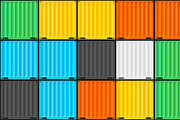 Cargo container + pattern, a Graphic by Volyk (Thumbnail 1 of 6)