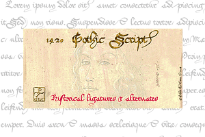 1420 Gothic Script